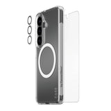Samsung Galaxy S26 Urban Combat 3-in-1 Bundle med Deksel / Skjermbeskytter / Kamerabeskyttelse - Qi Kompatibel - Gjennomsiktig