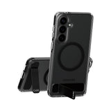 Samsung Galaxy S26+ (Plus) CARE by PanzerGlass Feature Kickstand Deksel - Qi Kompatibel - Transparent / Black