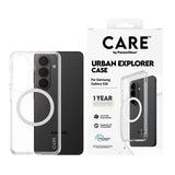 Samsung Galaxy S26 CARE by PanzerGlass Urban Explorer Deksel - Qi Kompatibel - Gjennomsiktig / Hvit