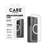 Samsung Galaxy S26 CARE by PanzerGlass Urban Explorer Deksel - Qi Kompatibel - Gjennomsiktig / Hvit
