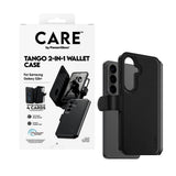 Samsung Galaxy S26+ (Plus) CARE by PanzerGlass Feature Tango 2-in-1 Deksel med Lommebok - Svart