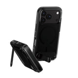 iPhone 18 Pro / 17 Pro CARE by PanzerGlass Feature Kickstand Deksel - MagSafe Kompatibel - Svart / Gjennomsiktig