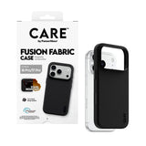 iPhone 18 Pro / 17 Pro CARE by PanzerGlass Fusion Fabric Deksel - MagSafe Kompatibel - Svart