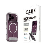 iPhone 18 Pro / 17 Pro CARE by PanzerGlass Feature Kickstand Deksel - MagSafe Kompatibel - Gjennomsiktig / Hvit