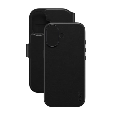 CARE by PanzerGlass iPhone 17 Feature Tango 2-in-1 Deksel med Lommebok - Svart