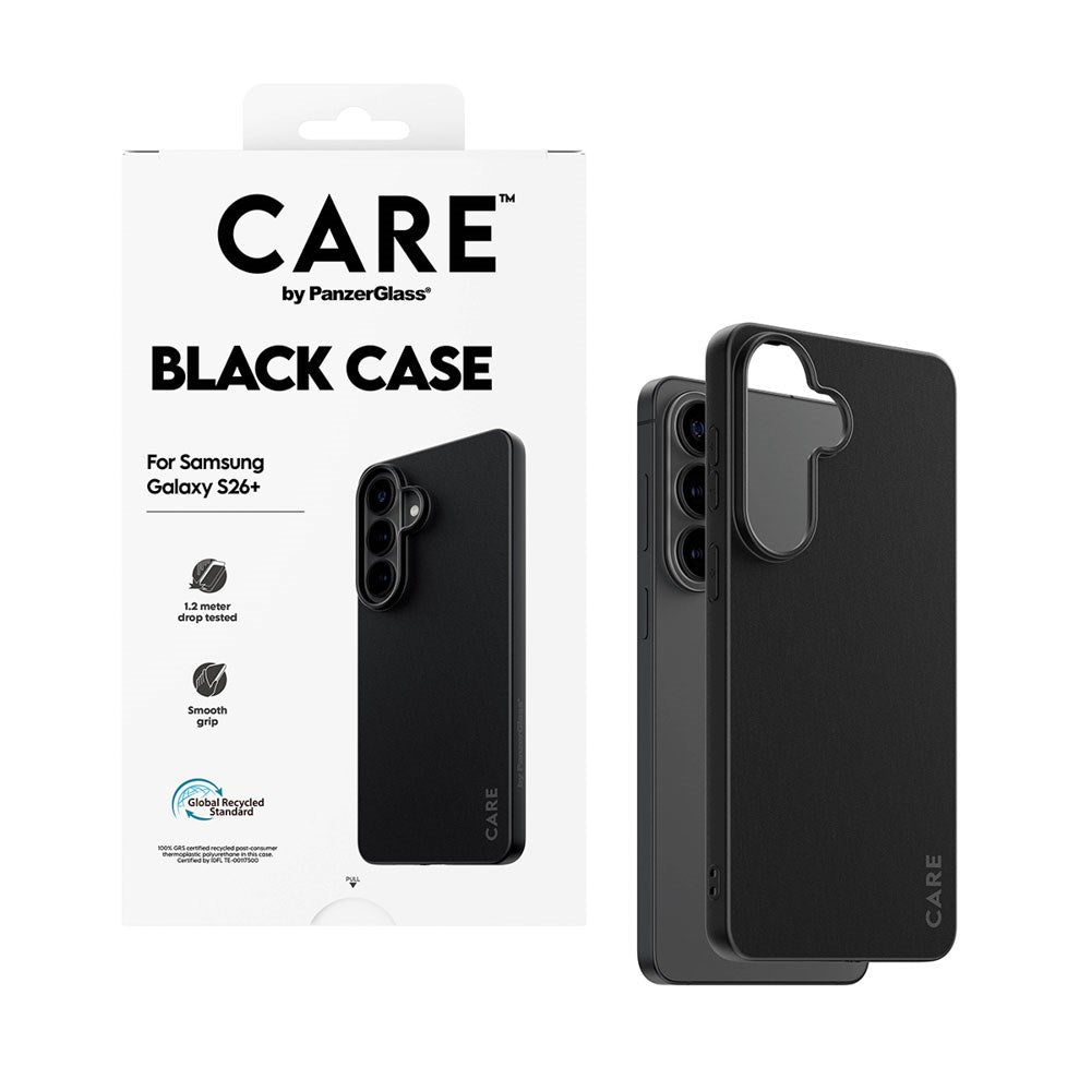 Samsung Galaxy S26+ (Plus) CARE by PanzerGlass Fearlessly Fashionable Deksel - Black