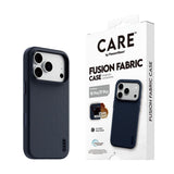 iPhone 18 Pro / 17 Pro CARE by PanzerGlass Fusion Fabric Deksel - MagSafe Kompatibel - Blå