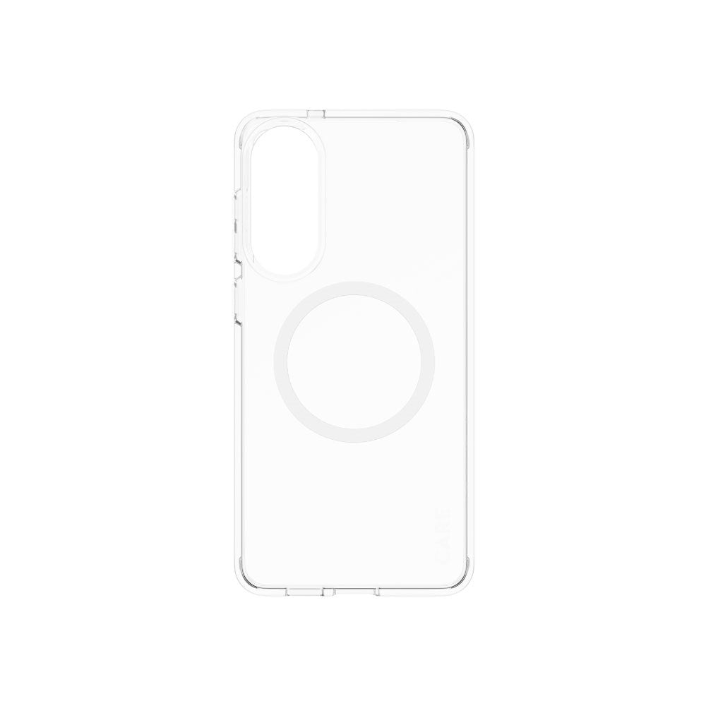 CARE by PanzerGlass Samsung Galaxy S25 Edge FLAGSHIP Urban Combat-deksel - MagSafe Kompatibel - Transparent / White