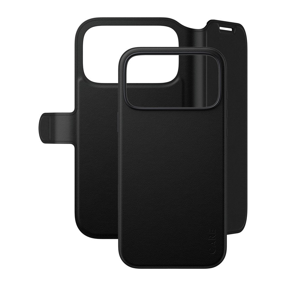iPhone 18 Pro Max  / 17 Pro Max CARE by PanzerGlass Feature Tango 2-in-1 Deksel med Lommebok - MagSafe Kompatibel - Svart