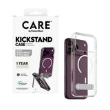 iPhone 18 Pro Max  / 17 Pro Max CARE by PanzerGlass Feature Kickstand Deksel - MagSafe Kompatibel - Gjennomsiktig / Hvit