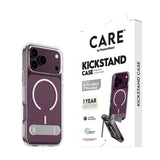 iPhone 18 Pro Max  / 17 Pro Max CARE by PanzerGlass Feature Kickstand Deksel - MagSafe Kompatibel - Gjennomsiktig / Hvit