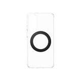 CARE by PanzerGlass Samsung Galaxy S25 Edge Feature Kickstand Deksel - MagSafe Kompatibel - Transparent / Black