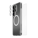 Samsung Galaxy S26 Ultra Urban Combat 3-in-1 Bundle med Deksel / Skjermbeskytter / Kamerabeskyttelse - Qi Kompatibel - Gjennomsiktig