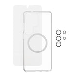 Samsung Galaxy S26 Ultra Urban Combat 3-in-1 Bundle med Deksel / Skjermbeskytter / Kamerabeskyttelse - Qi Kompatibel - Gjennomsiktig