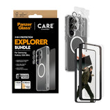 Samsung Galaxy S26 Ultra Urban Combat 3-in-1 Bundle med Deksel / Skjermbeskytter / Kamerabeskyttelse - Qi Kompatibel - Gjennomsiktig