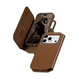 iPhone 18 Pro / 17 Pro CARE by PanzerGlass Feature Tango 2-in-1 Deksel med Lommebok - MagSafe Kompatibel - Brun
