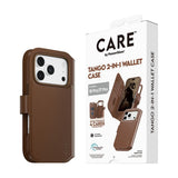 iPhone 18 Pro / 17 Pro CARE by PanzerGlass Feature Tango 2-in-1 Deksel med Lommebok - MagSafe Kompatibel - Brun