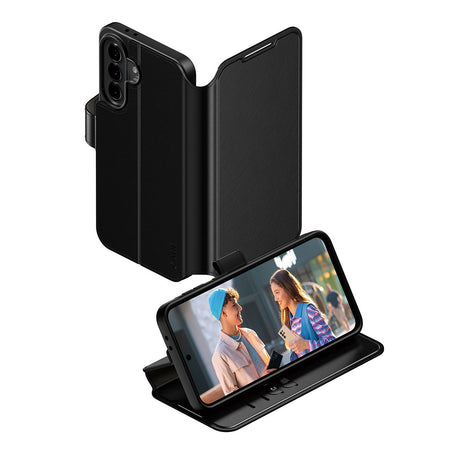 Samsung Galaxy A37 CARE by PanzerGlass Feature Wallet Case med Stativfunksjon - Svart