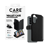 Samsung Galaxy A37 CARE by PanzerGlass Feature Wallet Case med Stativfunksjon - Svart
