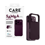 iPhone 18 Pro / 17 Pro CARE by PanzerGlass Fashionable Samba Deksel - MagSafe Kompatibel - Dark Cherry