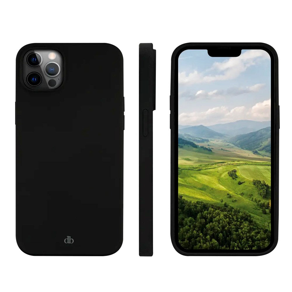 iPhone 12/12 Pro dbramante1928 Costa Rica Skal Silikon - 100% Återvunnen Plast - Night Black