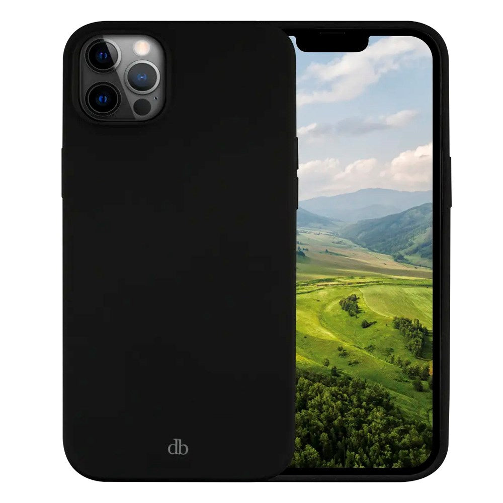 iPhone 12/12 Pro dbramante1928 Costa Rica Skal Silikon - 100% Återvunnen Plast - Night Black