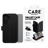 Samsung Galaxy A57 CARE by PanzerGlass Feature Wallet Case med Stativfunksjon - Svart