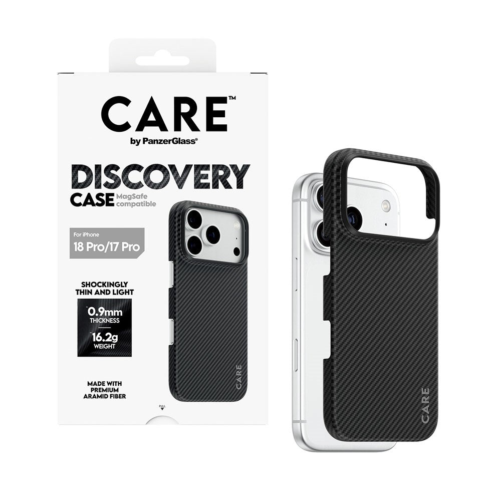 iPhone 18 Pro / 17 Pro CARE by PanzerGlass Crossfire Deksel - MagSafe Kompatibel - Svart