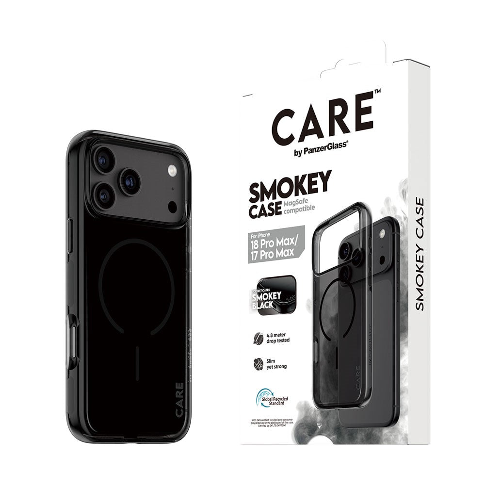 iPhone 18 Pro Max  / 17 Pro Max CARE by PanzerGlass FLAGSHIP Urban Explorer Deksel - MagSafe Kompatibel - Smokey Black