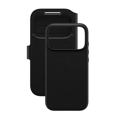 CARE by PanzerGlass iPhone 17 Pro Feature Tango 2-in-1 Deksel med Lommebok - Svart