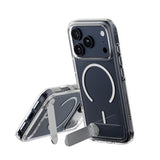CARE by PanzerGlass iPhone 17 Pro Feature Kickstand Deksel - MagSafe Kompatibel - Transparent / Silver