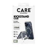 CARE by PanzerGlass iPhone 17 Pro Feature Kickstand Deksel - MagSafe Kompatibel - Transparent / Silver