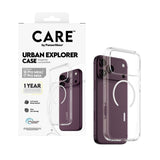 iPhone 18 Pro Max  / 17 Pro Max CARE by PanzerGlass FLAGSHIP Urban Explorer Deksel - MagSafe Kompatibel - Transparent / White