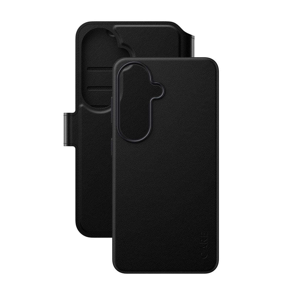 Samsung Galaxy S26 CARE by PanzerGlass Feature Tango 2-in-1 Deksel med Lommebok - Svart