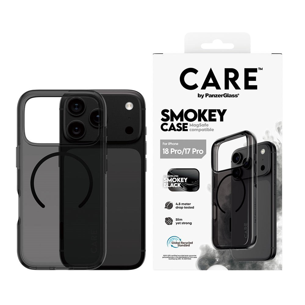 iPhone 18 Pro / 17 Pro CARE by PanzerGlass FLAGSHIP Urban Explorer Deksel - MagSafe Kompatibel - Smokey Black