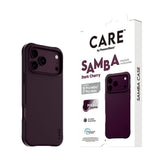 iPhone 18 Pro Max  / 17 Pro Max CARE by PanzerGlass Fashionable Samba Deksel - MagSafe Kompatibel - Dark Cherry