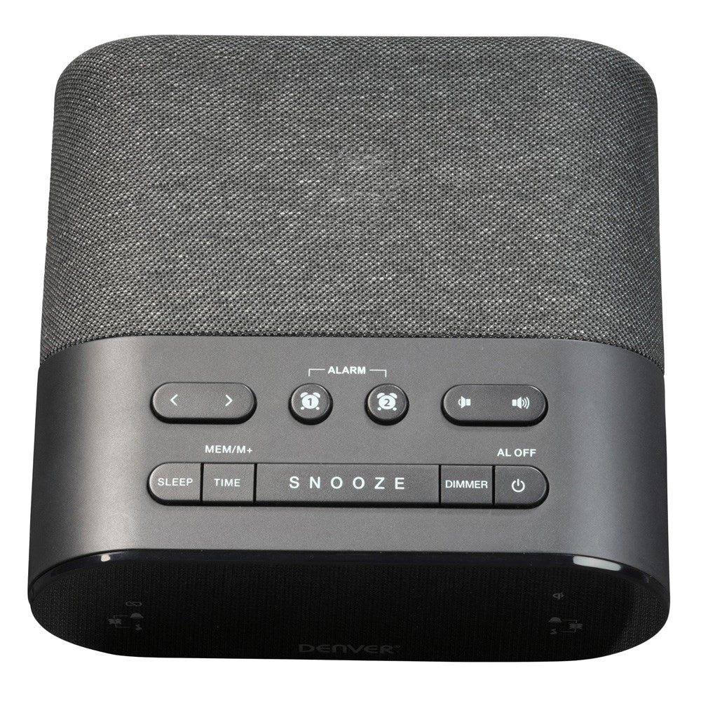 Denver CRQ-107 Radio med Trådløs Lading & Bluetooth - Svart
