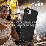 CARE by PanzerGlass iPhone 17e / 16e Fashionable Samba Deksel - MagSafe Kompatibel - Svart