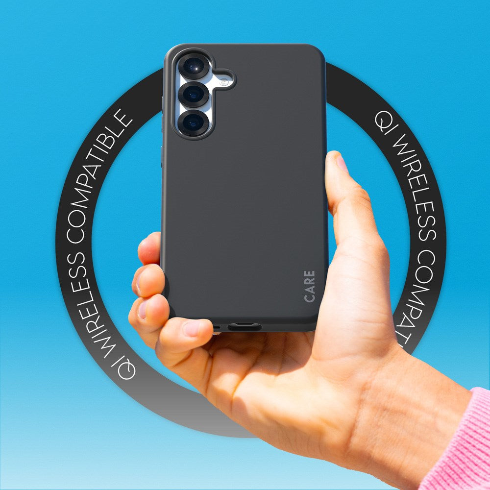 CARE by PanzerGlass Samsung Galaxy S25 FASHION Fearlessly Fashionable Deksel - QI Kompatibel - Black