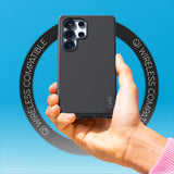 CARE by PanzerGlass Samsung Galaxy S25 Ultra FASHION Fearlessly Fashionable Deksel - QI Kompatibel - Black
