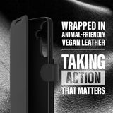 CARE by PanzerGlass Samsung Galaxy S25+ (Plus) Feature Wallet Case med Stativfunksjon - Svart