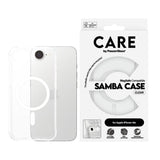 CARE by PanzerGlass iPhone 17e / 16e Fashionable Samba Deksel - MagSafe Kompatibel - Gjennomsiktig / Hvit