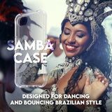 CARE by PanzerGlass iPhone 17e / 16e Fashionable Samba Deksel - Gjennomsiktig