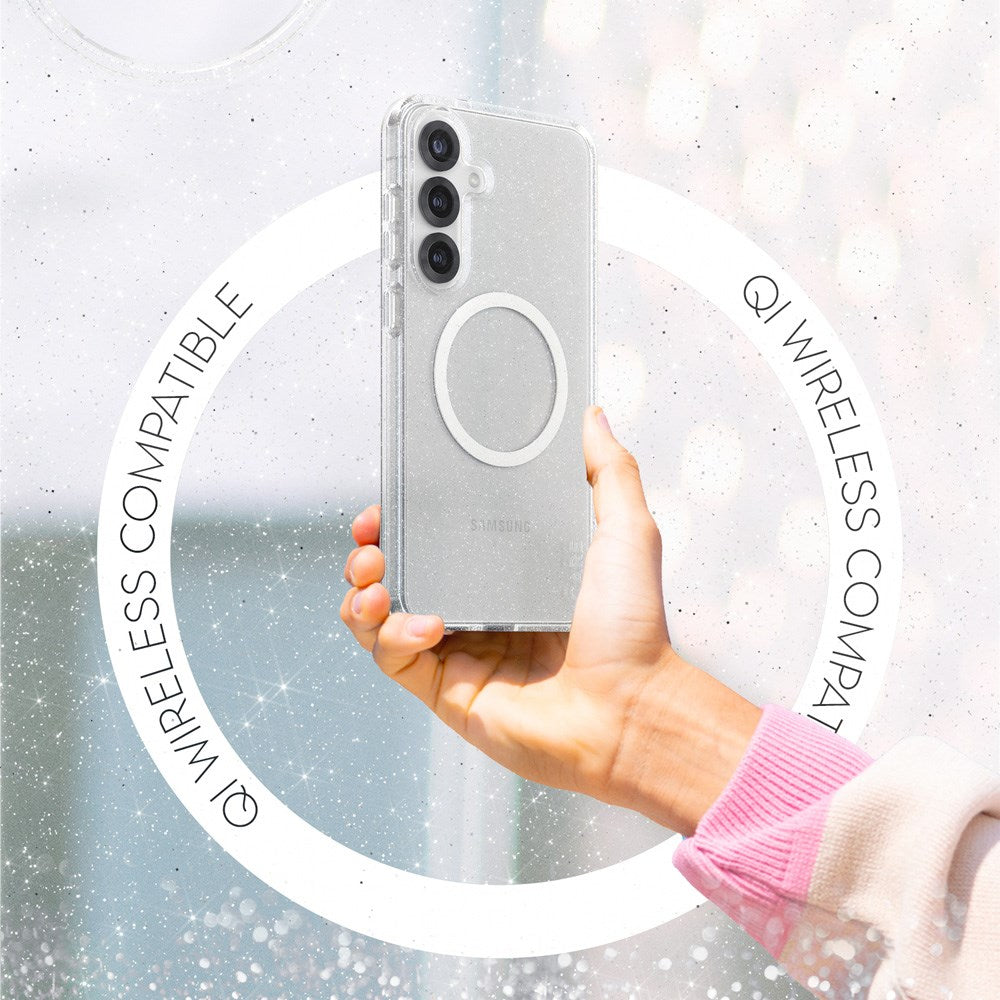 CARE by PanzerGlass Samsung Galaxy S25+ (Plus) FLAGSHIP Urban Combat Deksel - Qi Kompatibel - Star Lit / Hvit