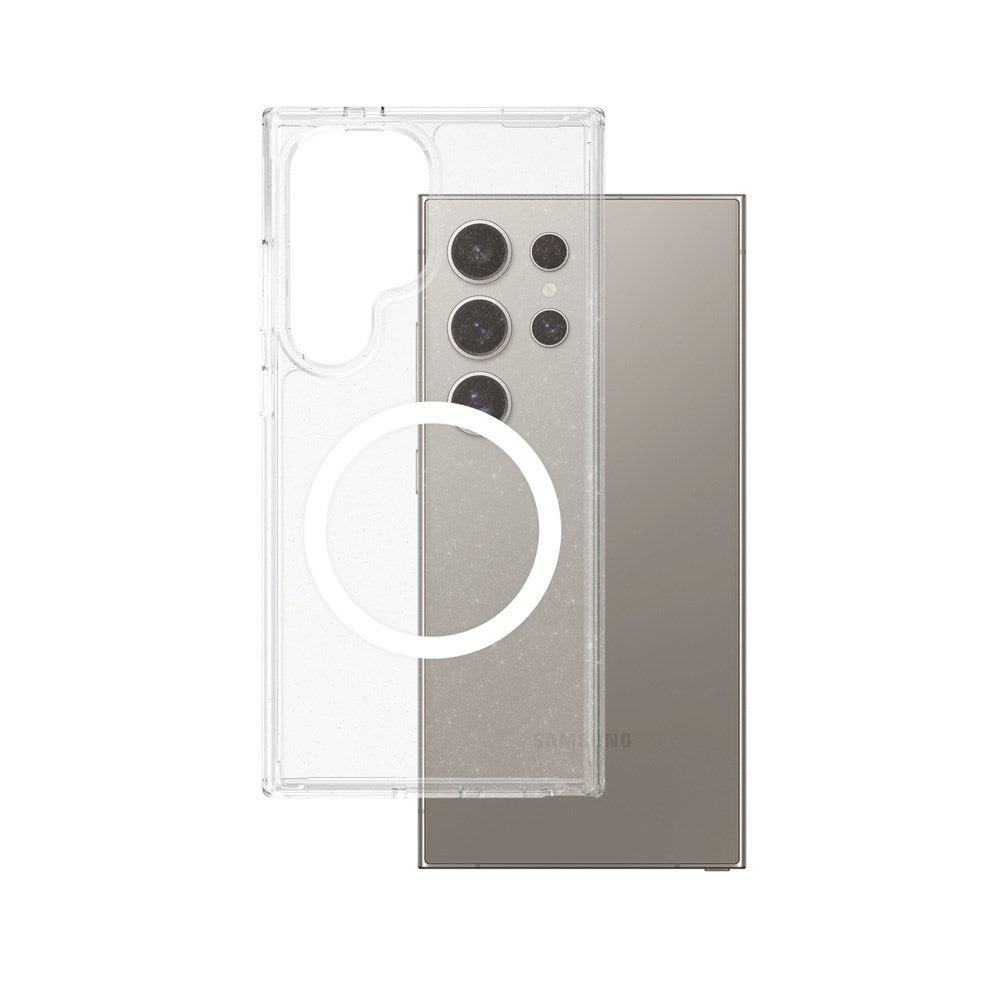 CARE by PanzerGlass Samsung Galaxy S25 Ultra FLAGSHIP Urban Combat Deksel - Qi Kompatibel - Star Lit / Hvit