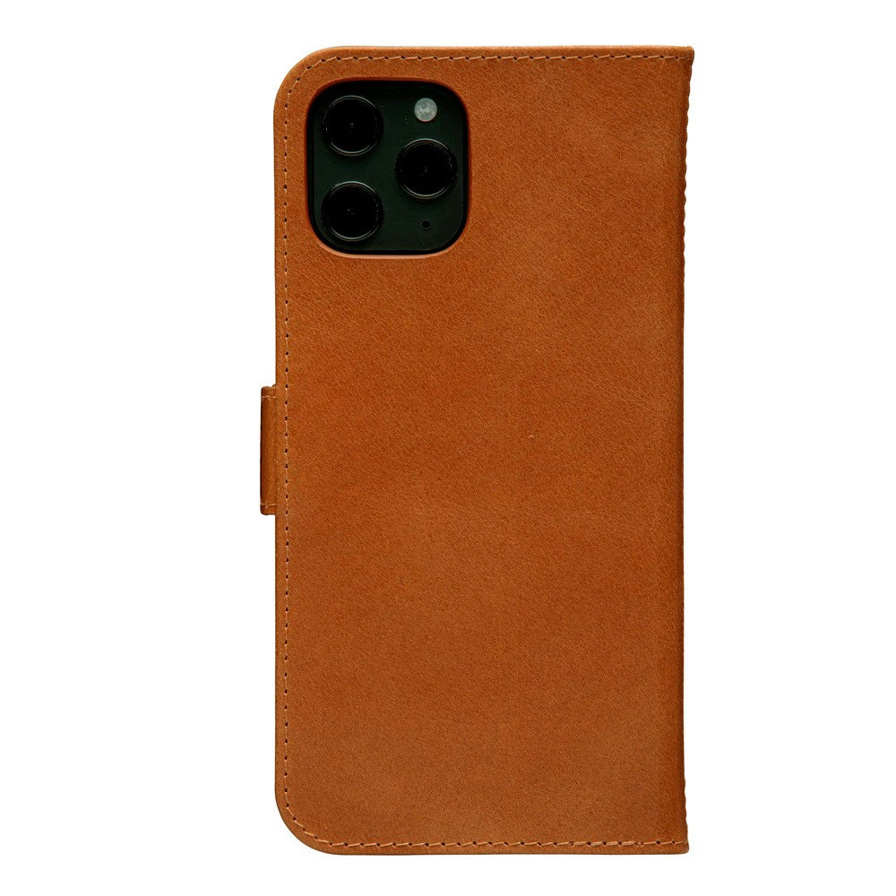 iPhone 12 Pro Max dbramante1928 Copenhagen Slim Ekte Skinn Flip Deksel m. Lommebok - Tan
