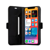 iPhone 12 Pro Max dbramante1928 Copenhagen Slim Ekte Skinn Flip Deksel m. Lommebok - Black