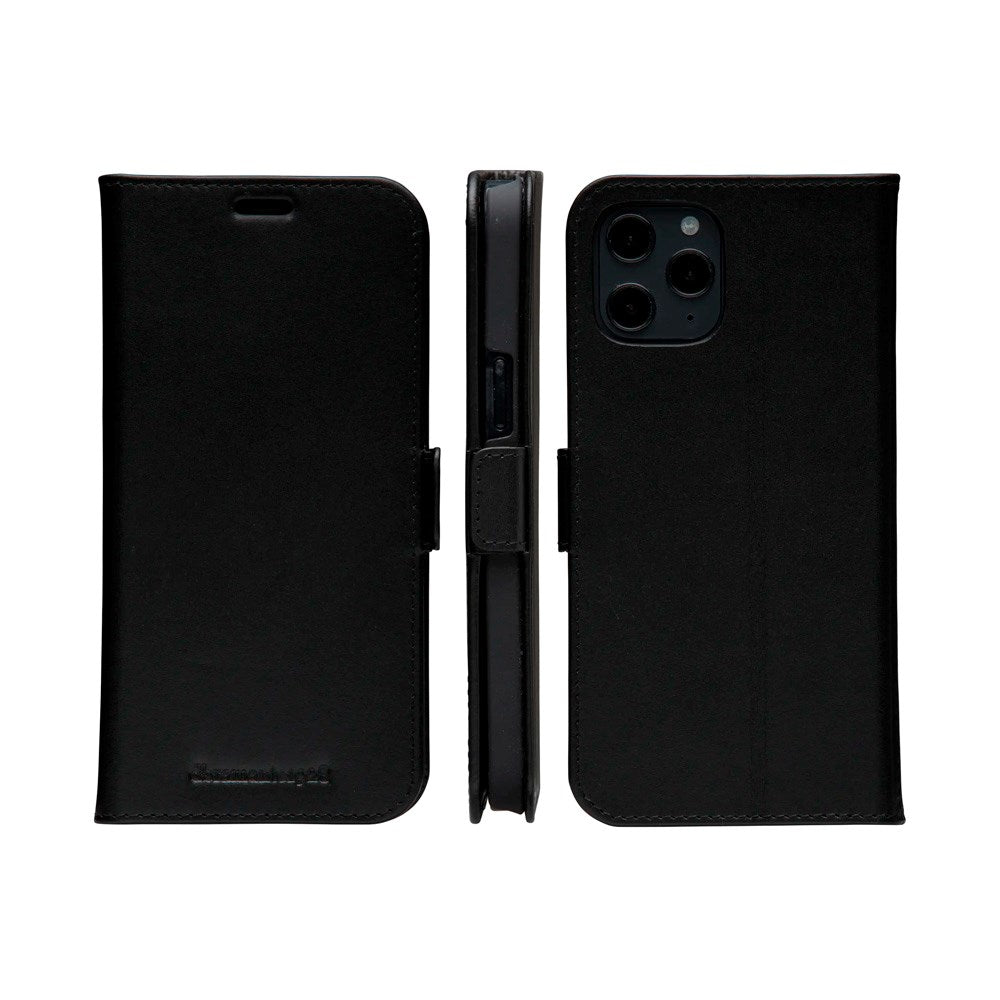 iPhone 12 Pro Max dbramante1928 Copenhagen Slim Ekte Skinn Flip Deksel m. Lommebok - Black