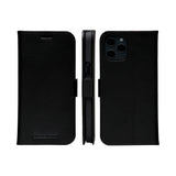 iPhone 12 Pro Max dbramante1928 Copenhagen Slim Ekte Skinn Flip Deksel m. Lommebok - Black