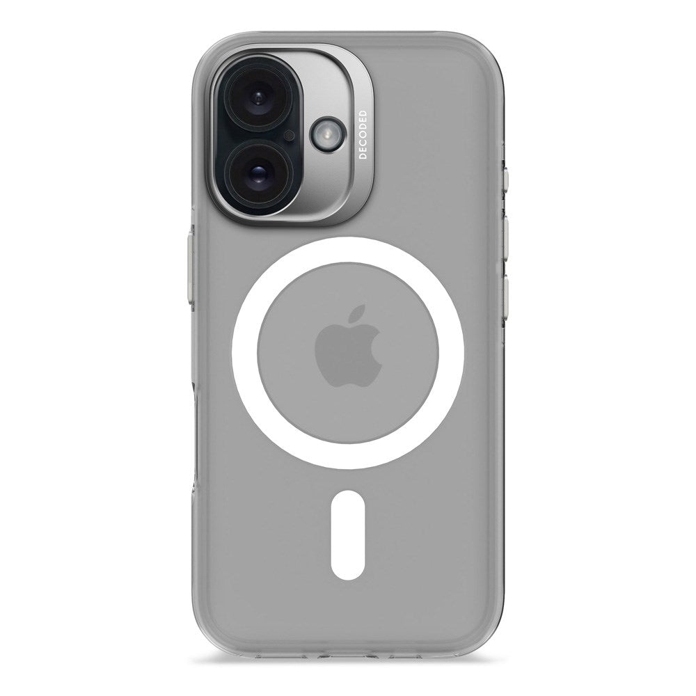 Decoded iPhone 16 Clear Case - 100% Resirkulert Plast - MagSafe-kompatibel - Gjennomsiktig / Matt